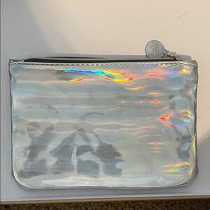 Iridescent Silver Glam Bag